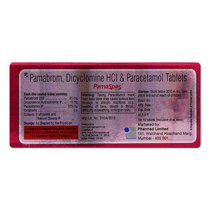 Pamaspas Tablet 10'S - Global Surgicals
