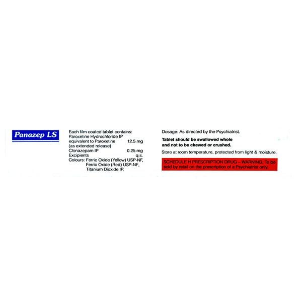 Panazep LS Tablet 10'S - Global Surgicals