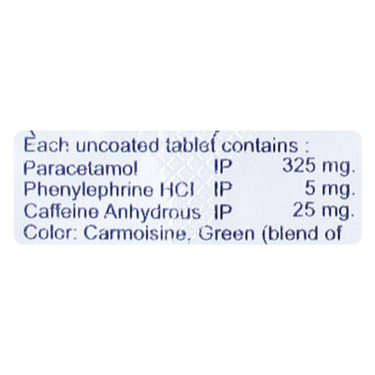 PARAMOL C PLUS Tablet 10's - Global Surgicals