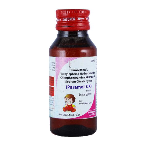 PARAMOL CX Syrup 60ml - Global Surgicals