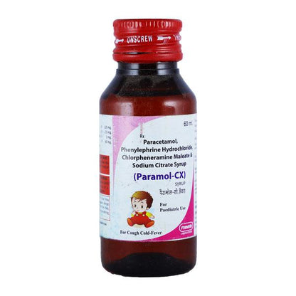 PARAMOL CX Syrup 60ml - Global Surgicals