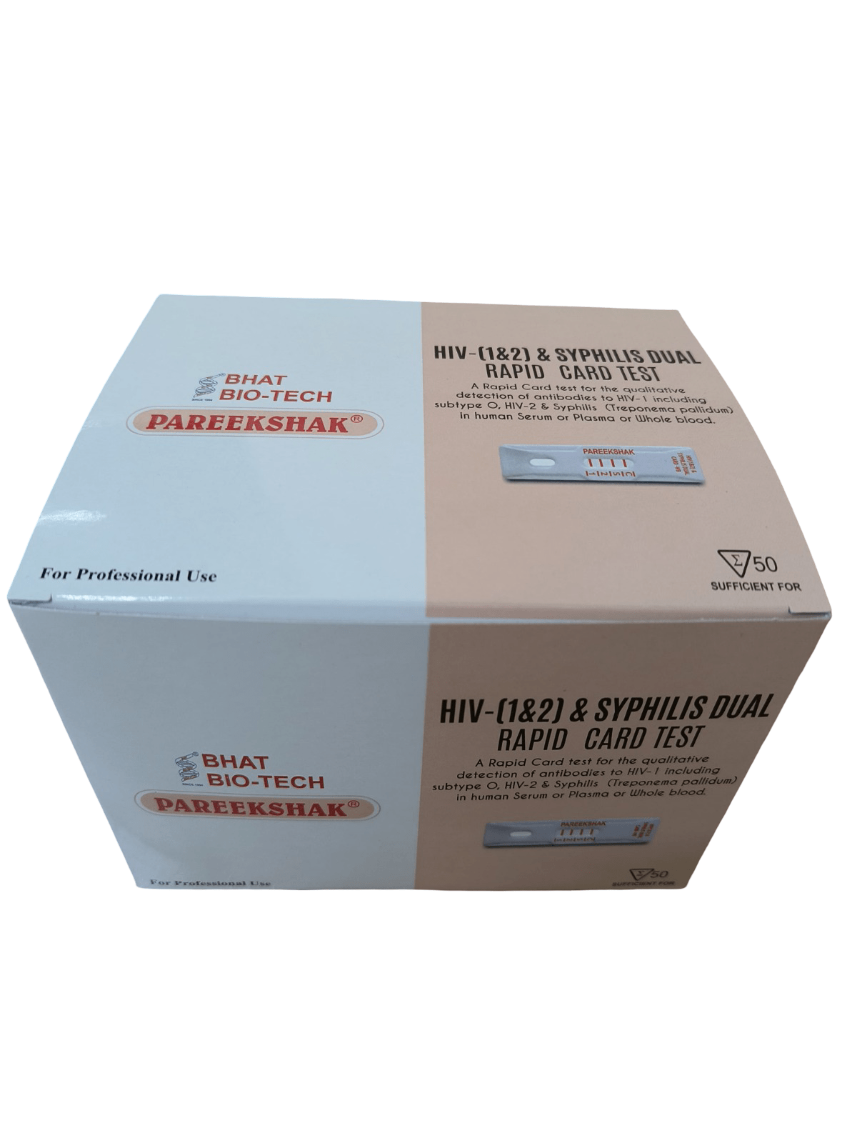 Pareekshak HIV 1/2 and Syphilis Dual Rapid Card - Global Surgicals