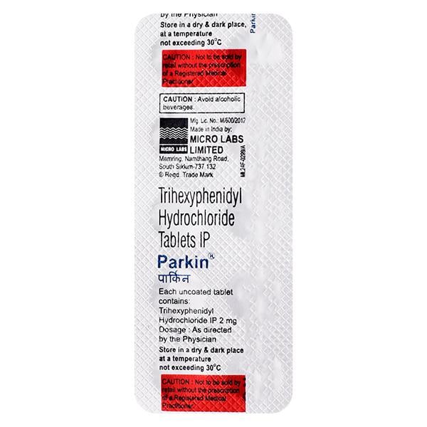 Parkin Tablet 10'S - Global Surgicals