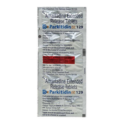 PARKITIDIN ER 129 Tablet 10's - Global Surgicals