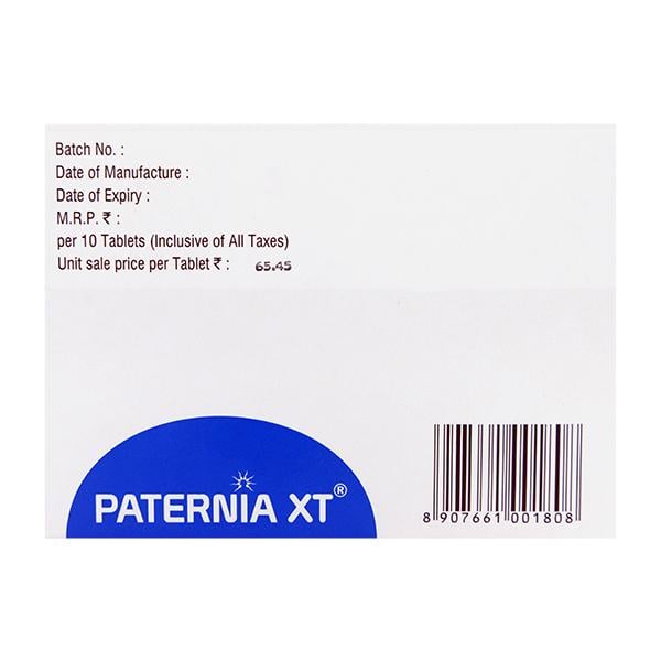 Paternia XT Tablet 10'S - Global Surgicals