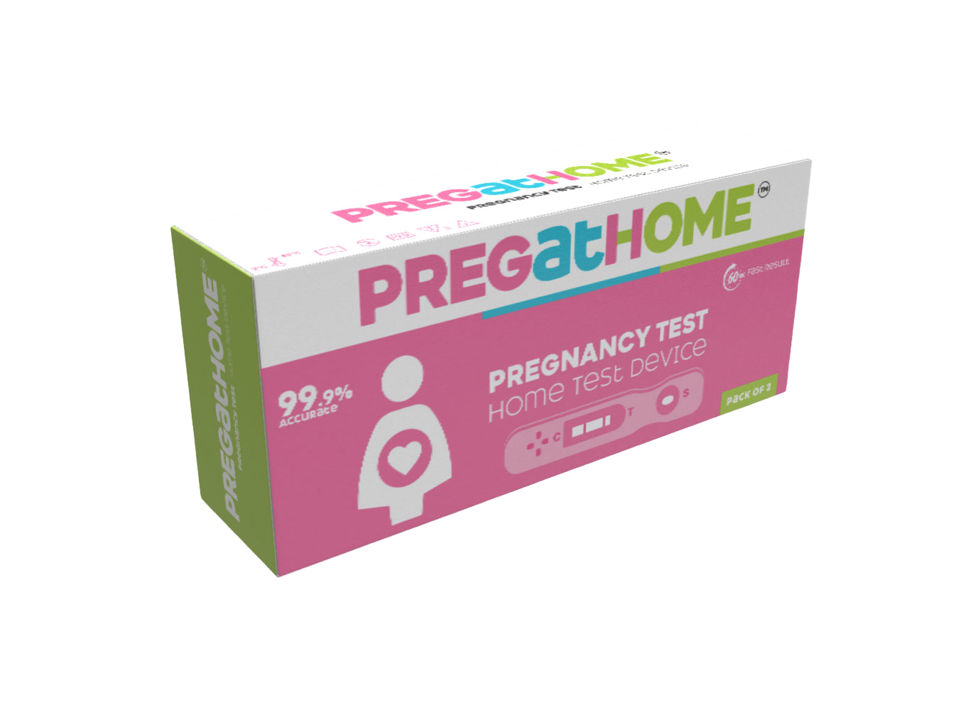 Pathkits Pregathome Mini Pregnancy kit - Global Surgicals