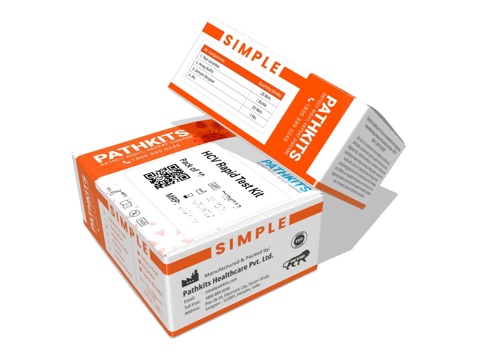 Pathkits Simple HCV Rapid Card - Global Surgicals