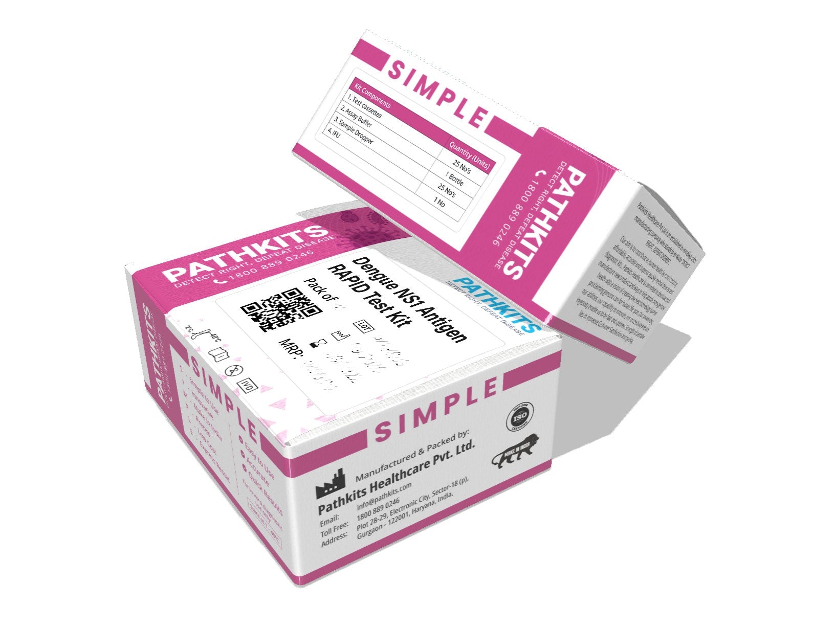 Pathkits Simple NS1 Dengue Rapid Card - Global Surgicals