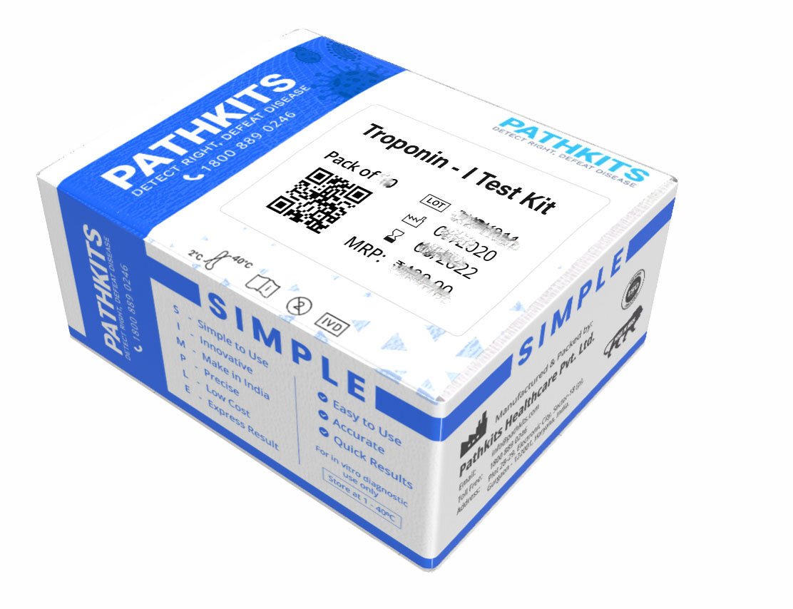 Pathkits Simple Troponin - I Rapid Test Kit - Global Surgicals