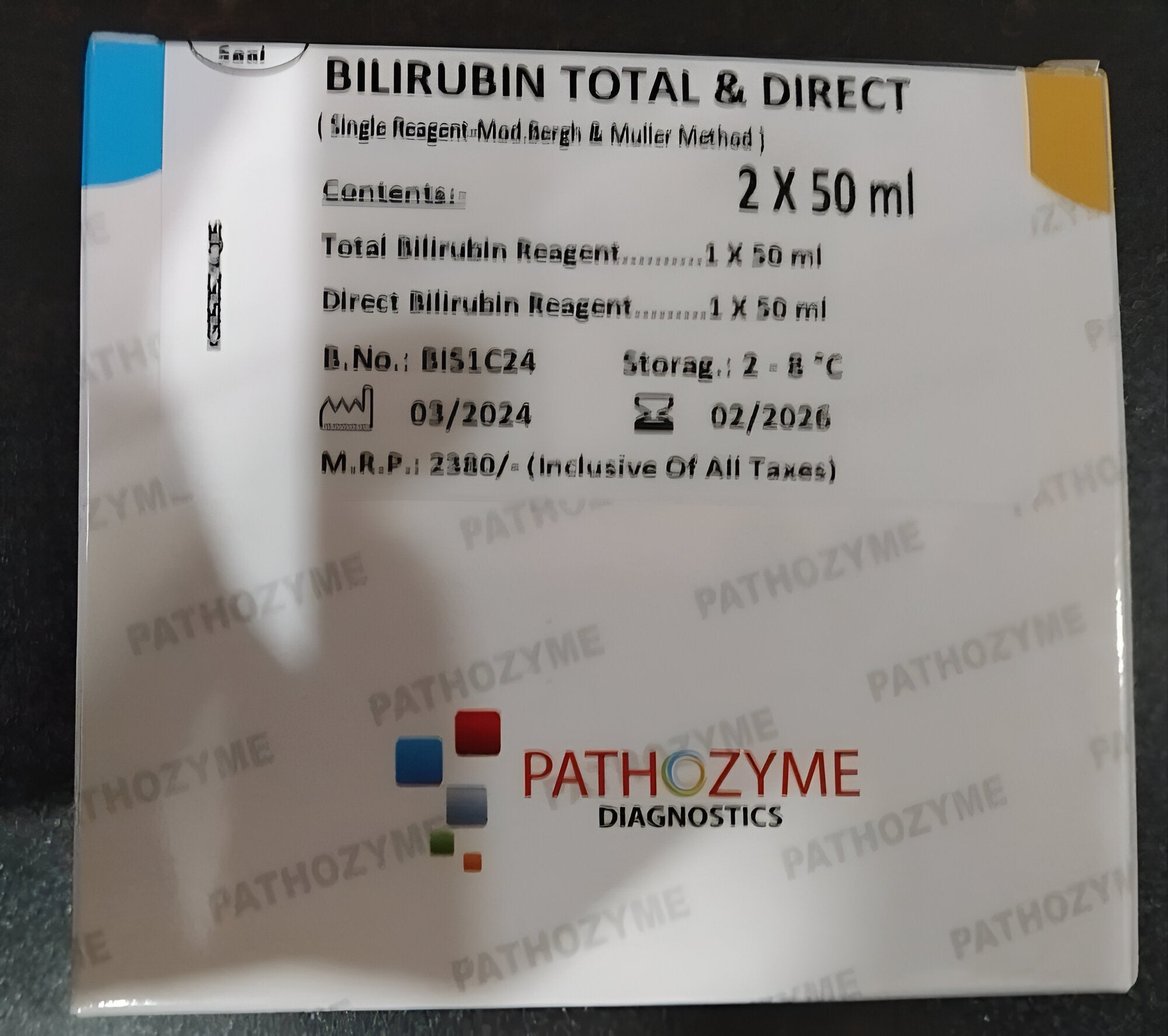 Pathozyme Easy Bilirubin Test - Global Surgicals