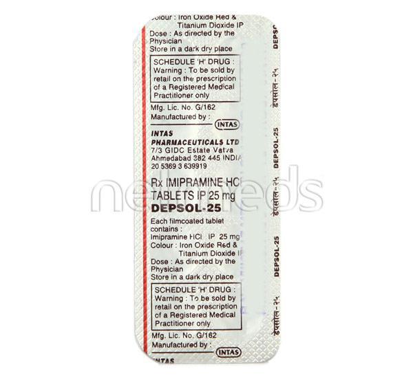 Depsol 25mg Tablet 10'S