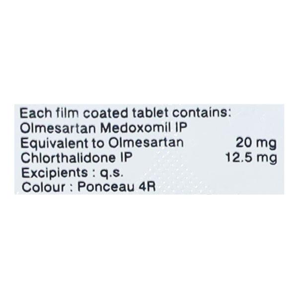 Olmetrack CT 12.5mg Tablet 10'S