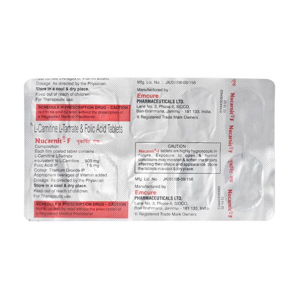 Nucarnit F Tablet 10'S