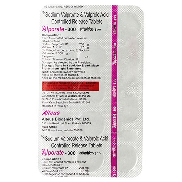 ALPORATE 300mg Tablet 15's