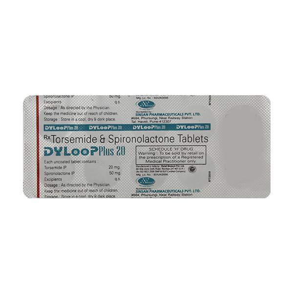 Dyloop Plus 20mg Tablet 10'S