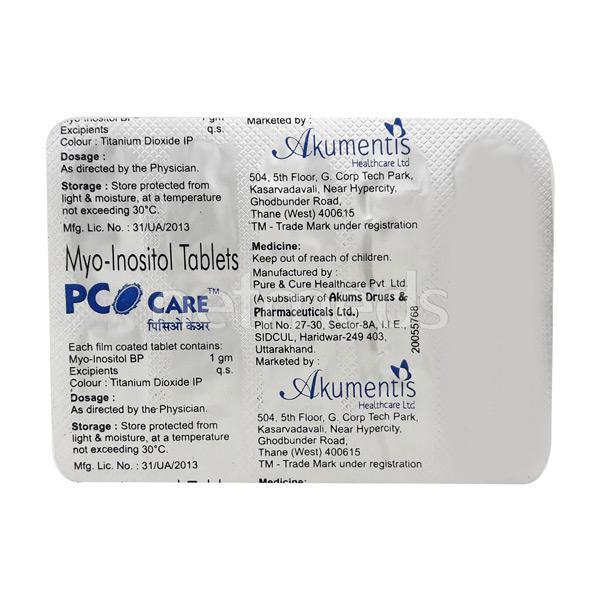 PCO Care Tablet 10'S - Global Surgicals