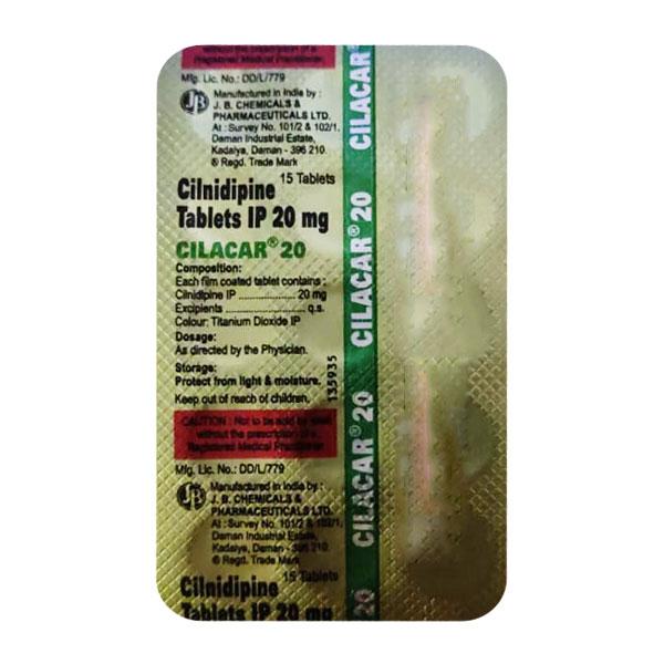CILACAR 20 Tablet 15's