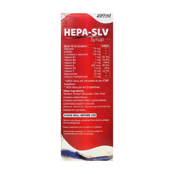 HEPA SLV SUGAR FREE Syrup 200ml