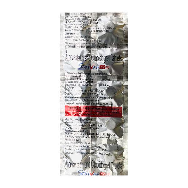 STORVAS CV 40 Tablet 10's