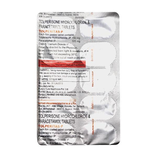 TOLPERITAS P Tablet 10's