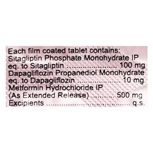 SITACIP DM 10/100/500 Tablet 10's