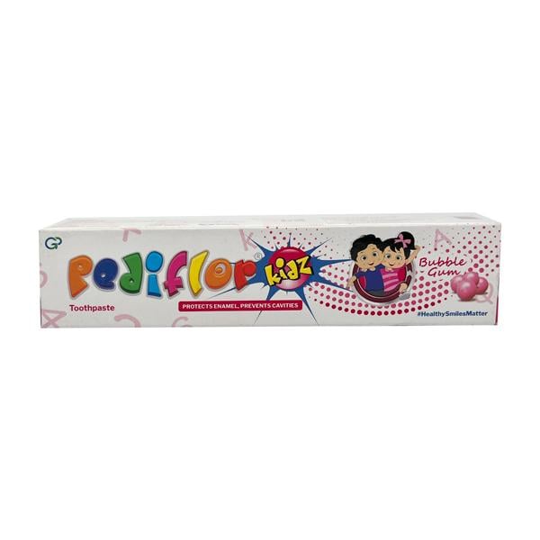 PEDIFLOR KIDZ BUBBLE GUM Tooth Paste 70gm - Global Surgicals
