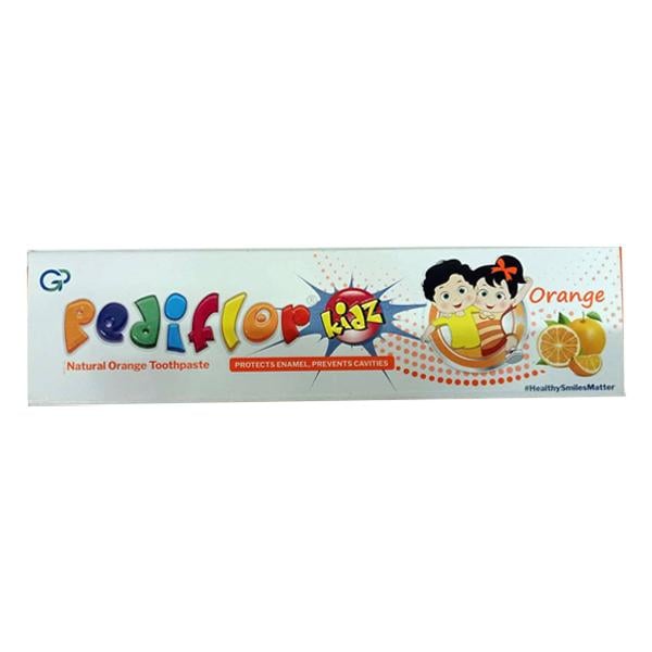 PEDIFLOR KIDZ NATURAL ORANGE Tooth Paste 70gm - Global Surgicals