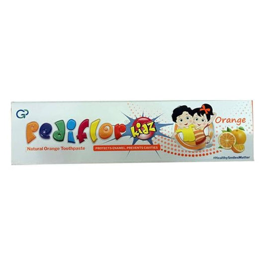 PEDIFLOR KIDZ NATURAL ORANGE Tooth Paste 70gm - Global Surgicals