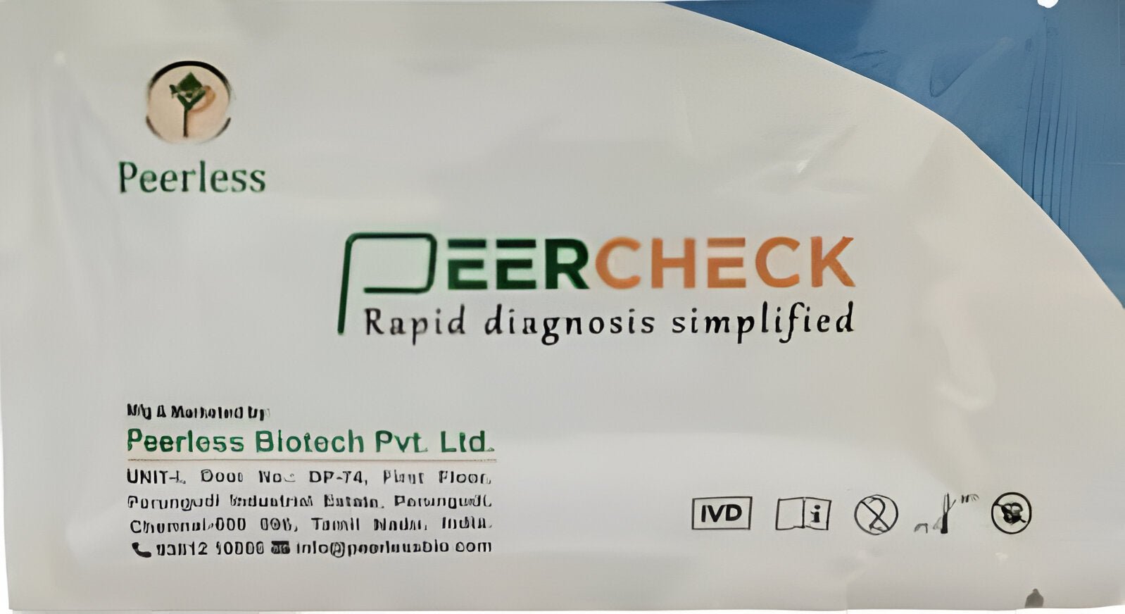Peercheck HIV 1/2 Rapid Card - Global Surgicals