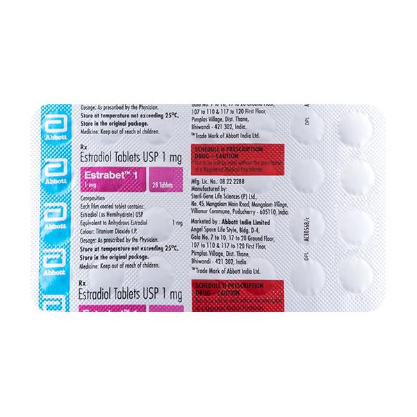 Estrabet 1mg Tablet 28'S