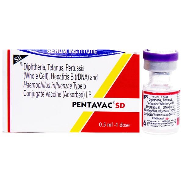 Pentavac SD (1Dose) Vaccine 0.5ml - Global Surgicals