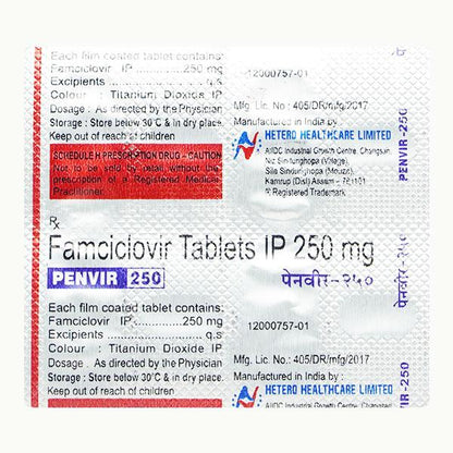 Penvir 250mg Tablet 6'S - Global Surgicals
