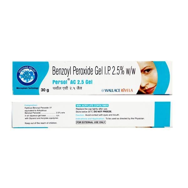 Persol AC 2.5% Gel 30gm - Global Surgicals