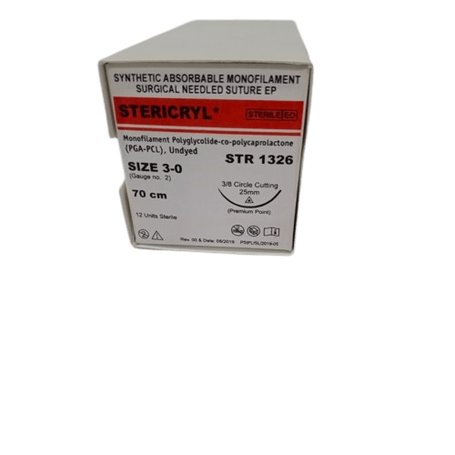 Peters Surgical Stericryl - Undyed Suture 3 - 0 - STR1326A Pack of 12 - Global Surgicals