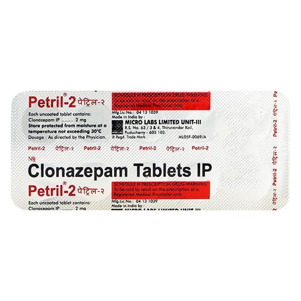 Petril 2mg Tablet 10'S - Global Surgicals