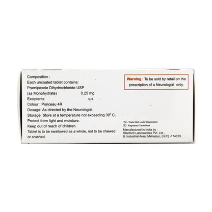 Pexopram 0.25mg Tablet 10'S - Global Surgicals