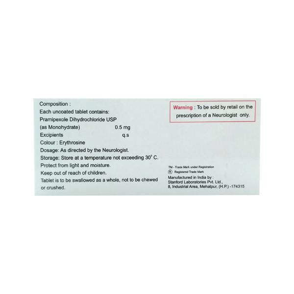 Pexopram 0.5mg Tablet 10'S - Global Surgicals