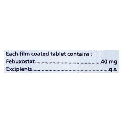 FEBUDAC 40mg Tablet 10's