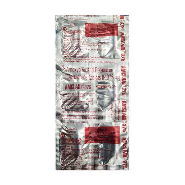Amclaid 375mg Tablet 6'S