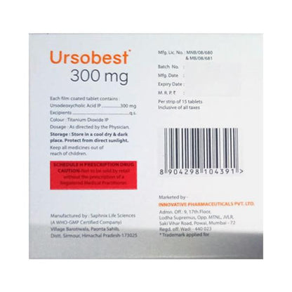 URSOBEST 300mg Tablet 15's