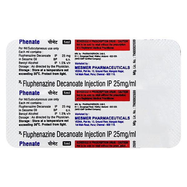 PHENATE 25mg Injection 1ml - Global Surgicals