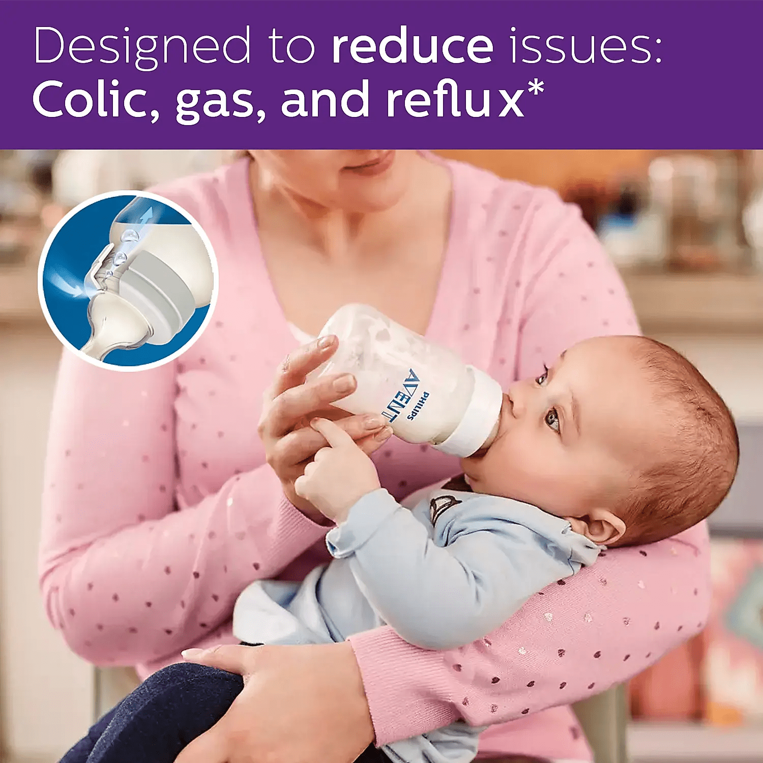 PHILIPS AVENT Anti - colic SCF813/20 260 ml (2 Pc/Pack) Baby Bottle - Global Surgicals