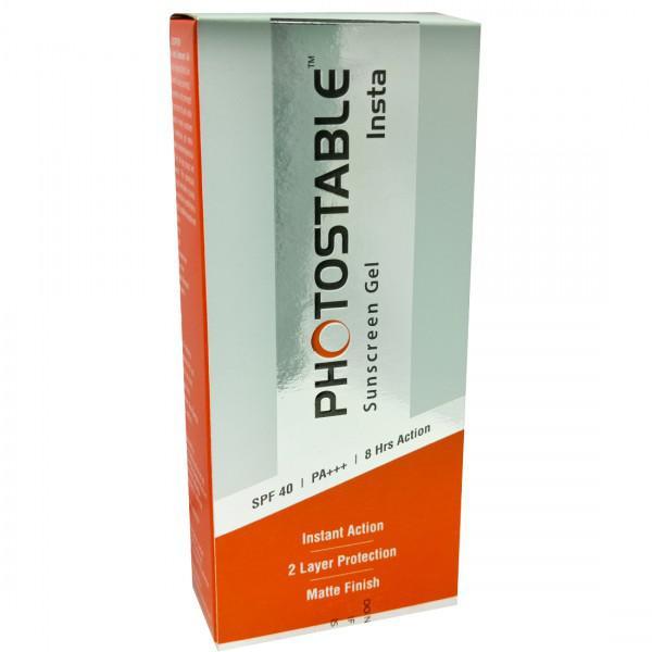 PHOTOSTABLE INSTA SPF 40 PA+++ MATTE FINISH Sunscreen Gel 50gm - Global Surgicals