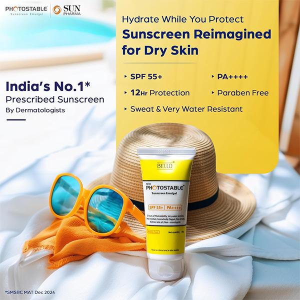 PHOTOSTABLE NEW SPF 55+ PA++++ SUNSCREEN Emulgel 50gm - Global Surgicals