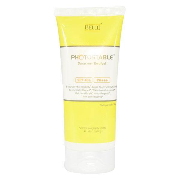 Photostable SPF 40 + PA +++ Sunscreen Emulgel 75gm - Global Surgicals