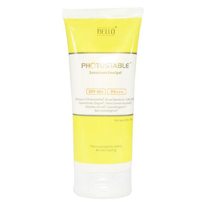 Photostable SPF 40 + PA +++ Sunscreen Emulgel 75gm - Global Surgicals