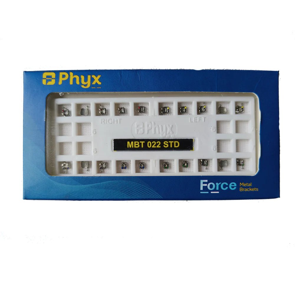 Phyx Force Metal Miniature Sized Conventional Brackets - Global Surgicals