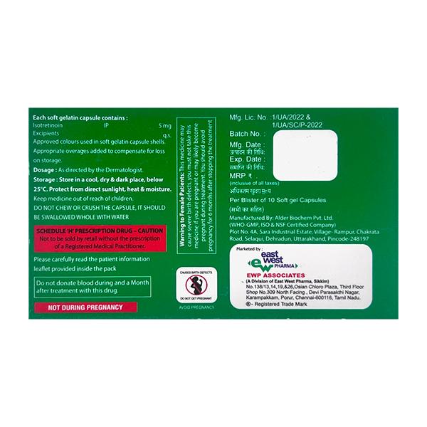 Pinoin 5mg Capsule 10'S - Global Surgicals