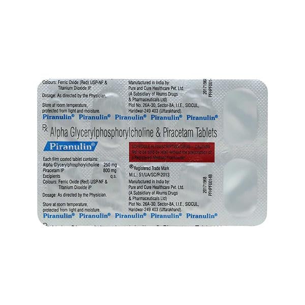 Piranulin Tablet 10'S - Global Surgicals