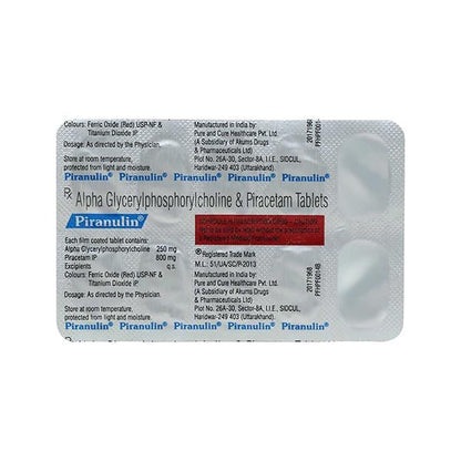 Piranulin Tablet 10'S - Global Surgicals